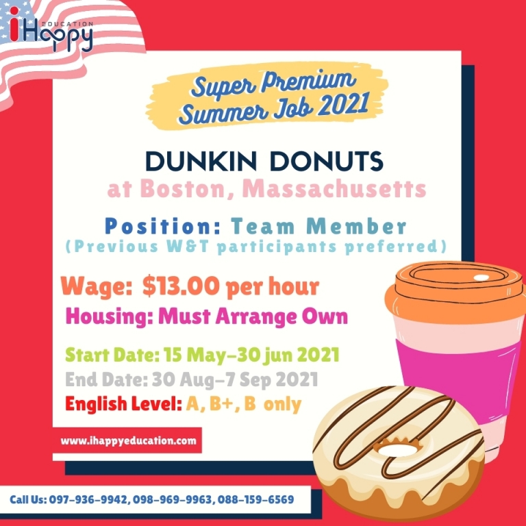 Dunkin donuts counter help job description